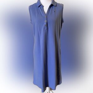 Tommy Hilfiger Blue Sleeveless Polo Dress